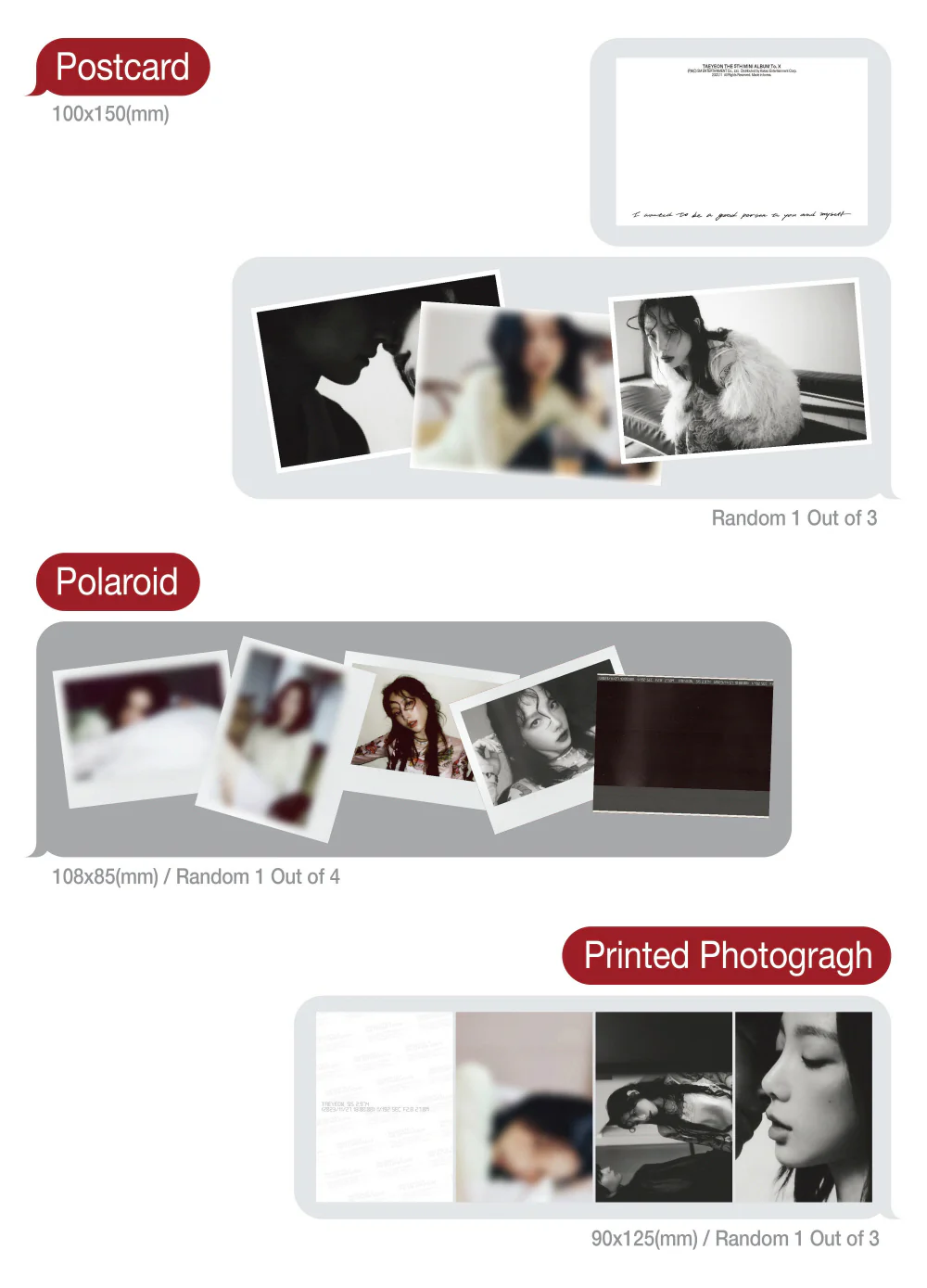 TAEYEON - 5th Mini Album To. X [To ver.] - Image 3