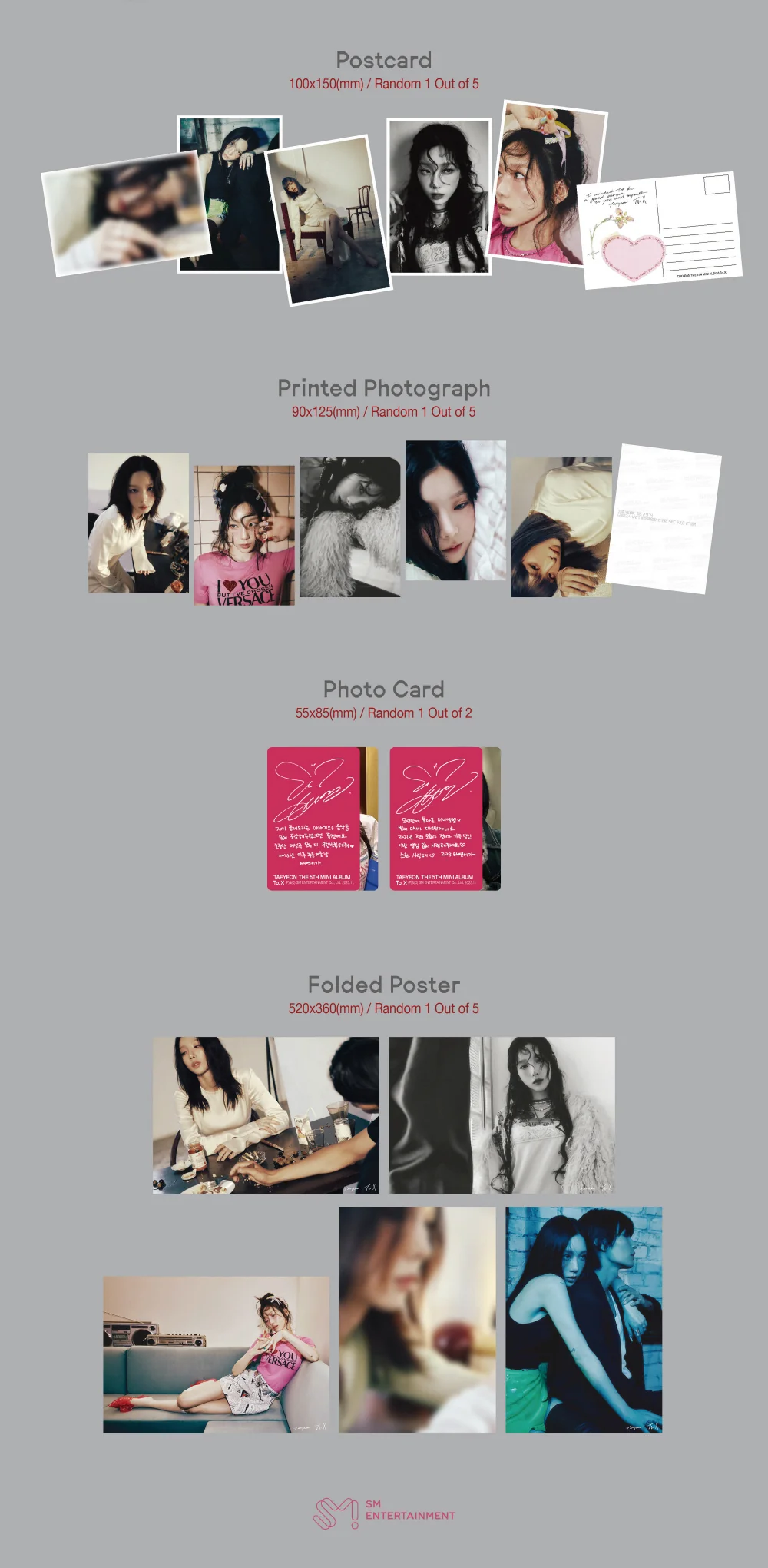 TAEYEON - 5th Mini Album To. X [Myself ver.] - Image 3