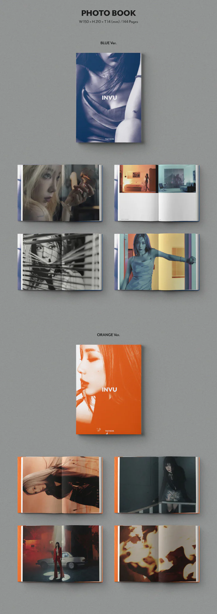 TAEYEON - INVU (Vol.3) CD+Extra Photocards Set - Image 3