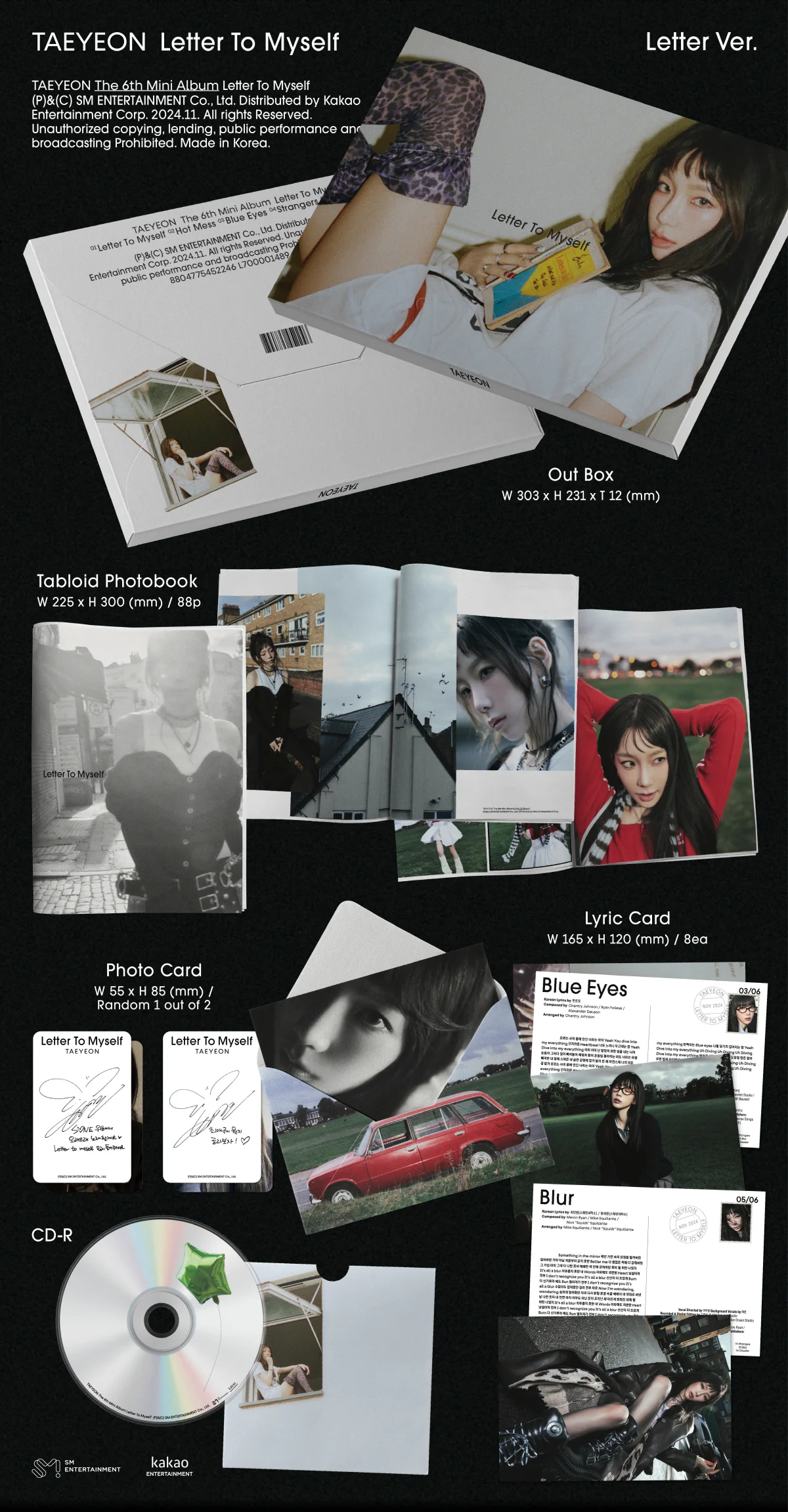 TAEYEON - Letter To Myself [Letter Ver.] Album - Image 2