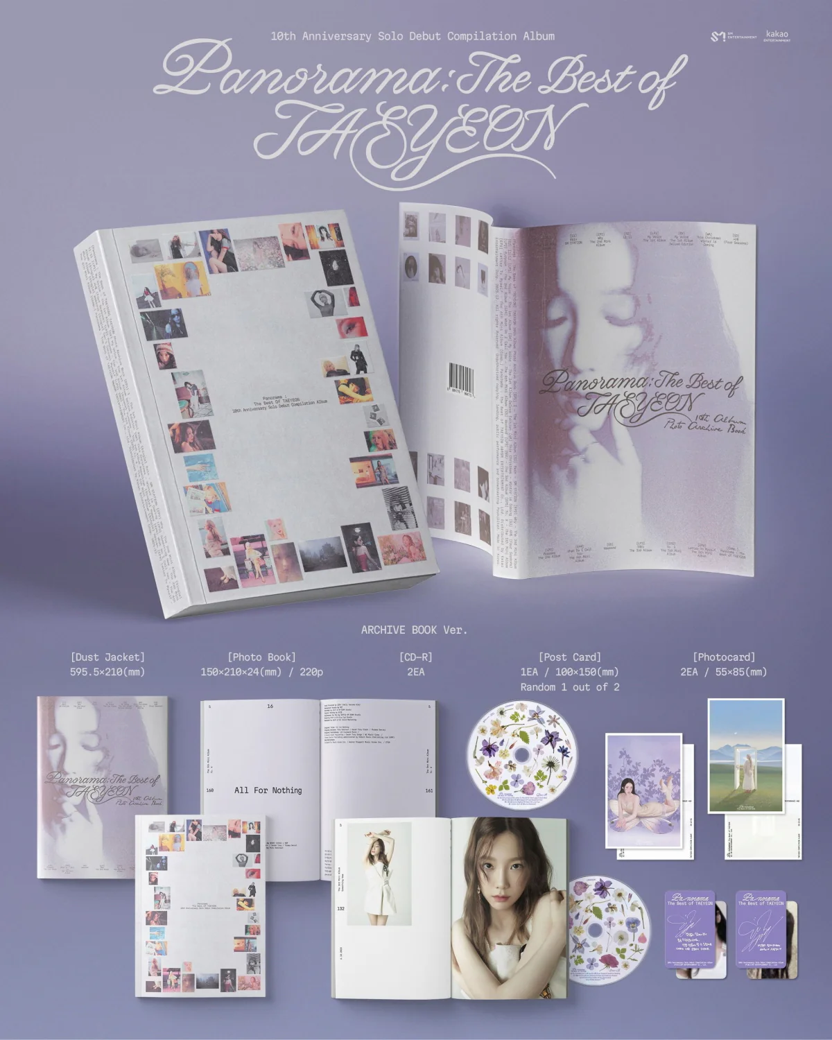 Taeyeon - Panorama : The Best of Taeyeon Archive Book version CD - Image 2