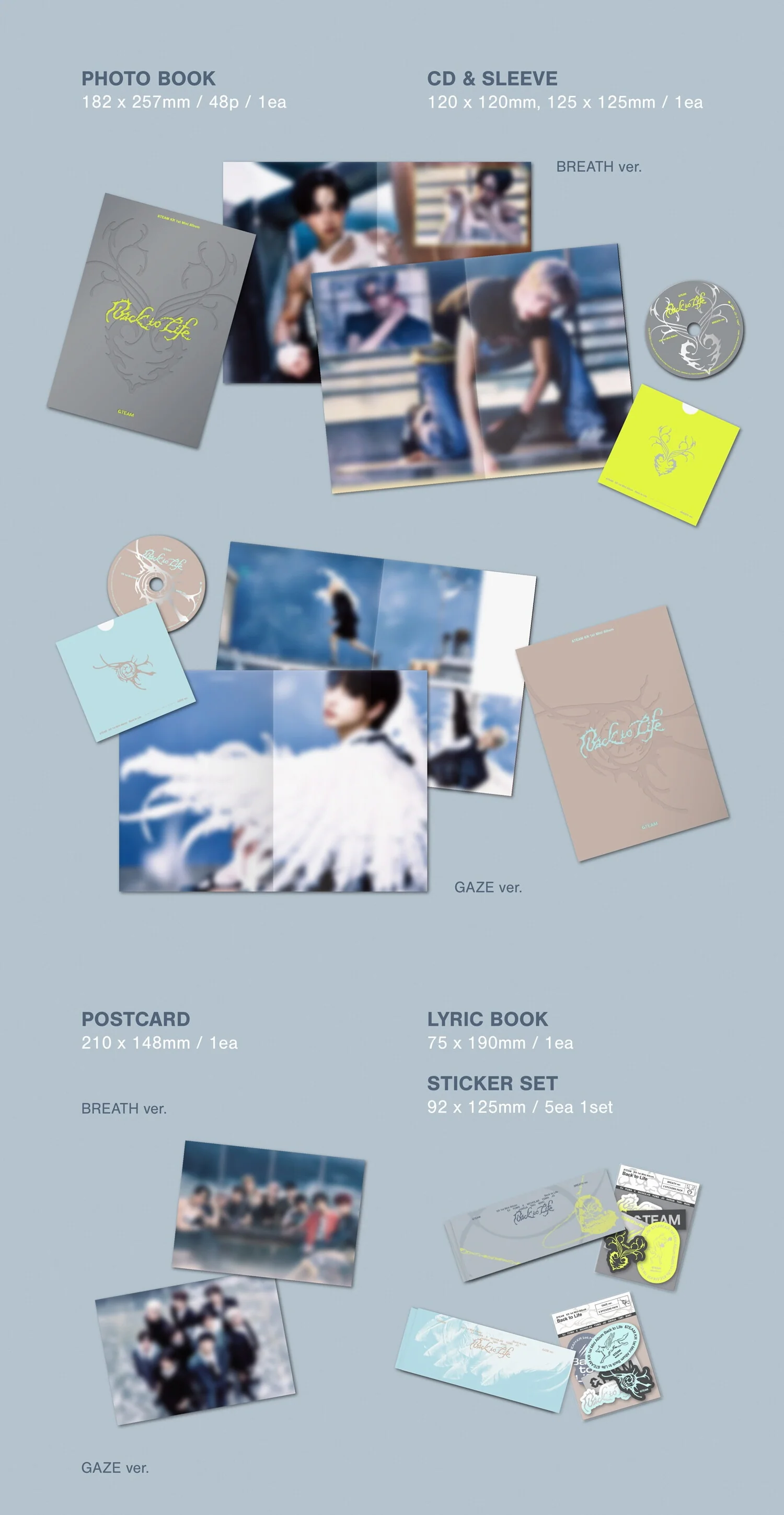 &TEAM - 1st Mini Album Back to Life - Image 3