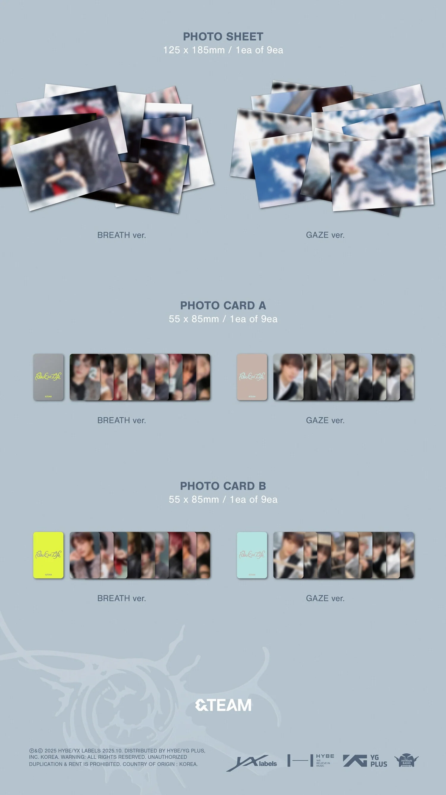 &TEAM - 1st Mini Album Back to Life - Image 4