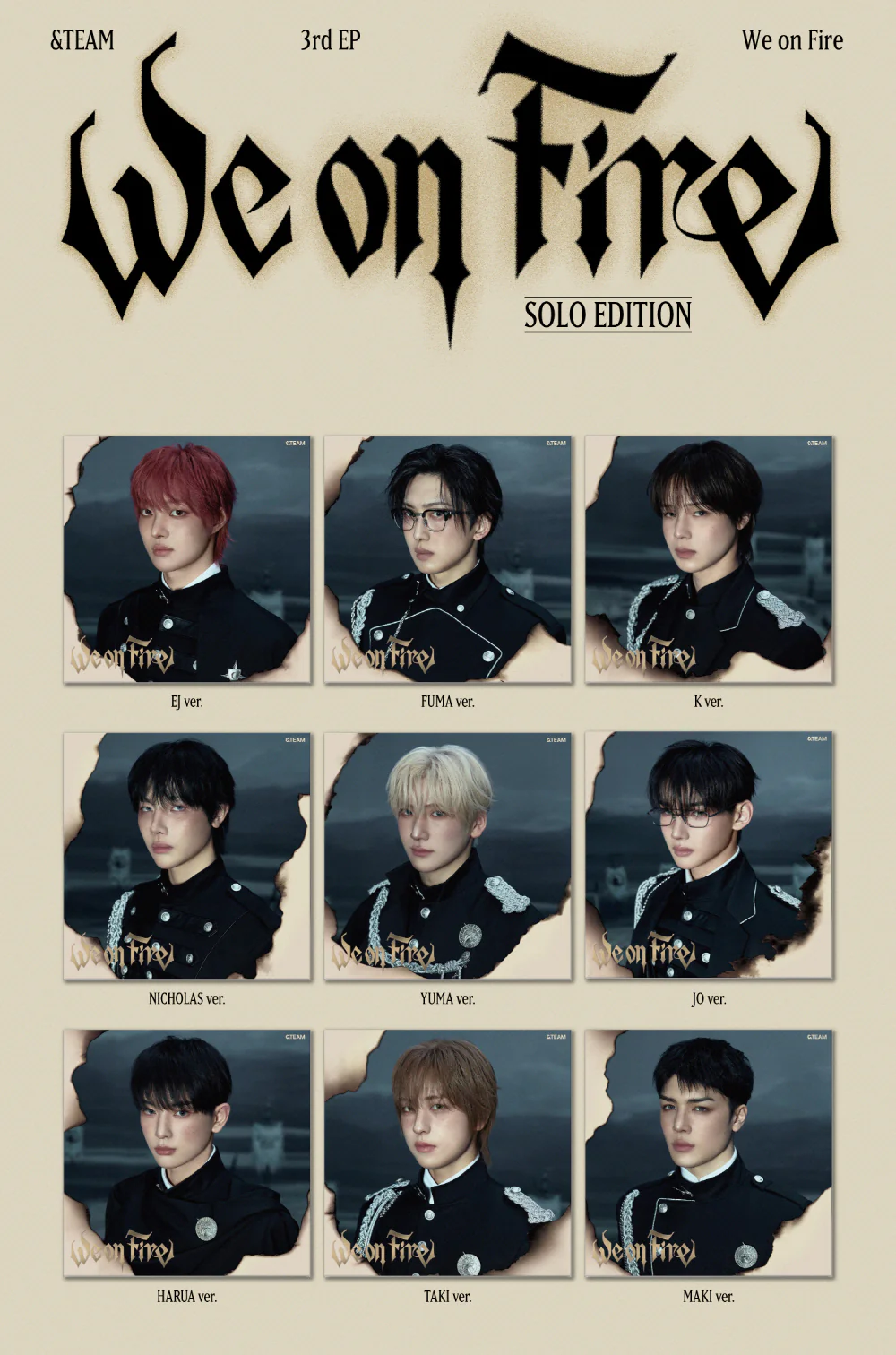 &Team - 3rd EP We On Fire Solo Edition CD - Image 2