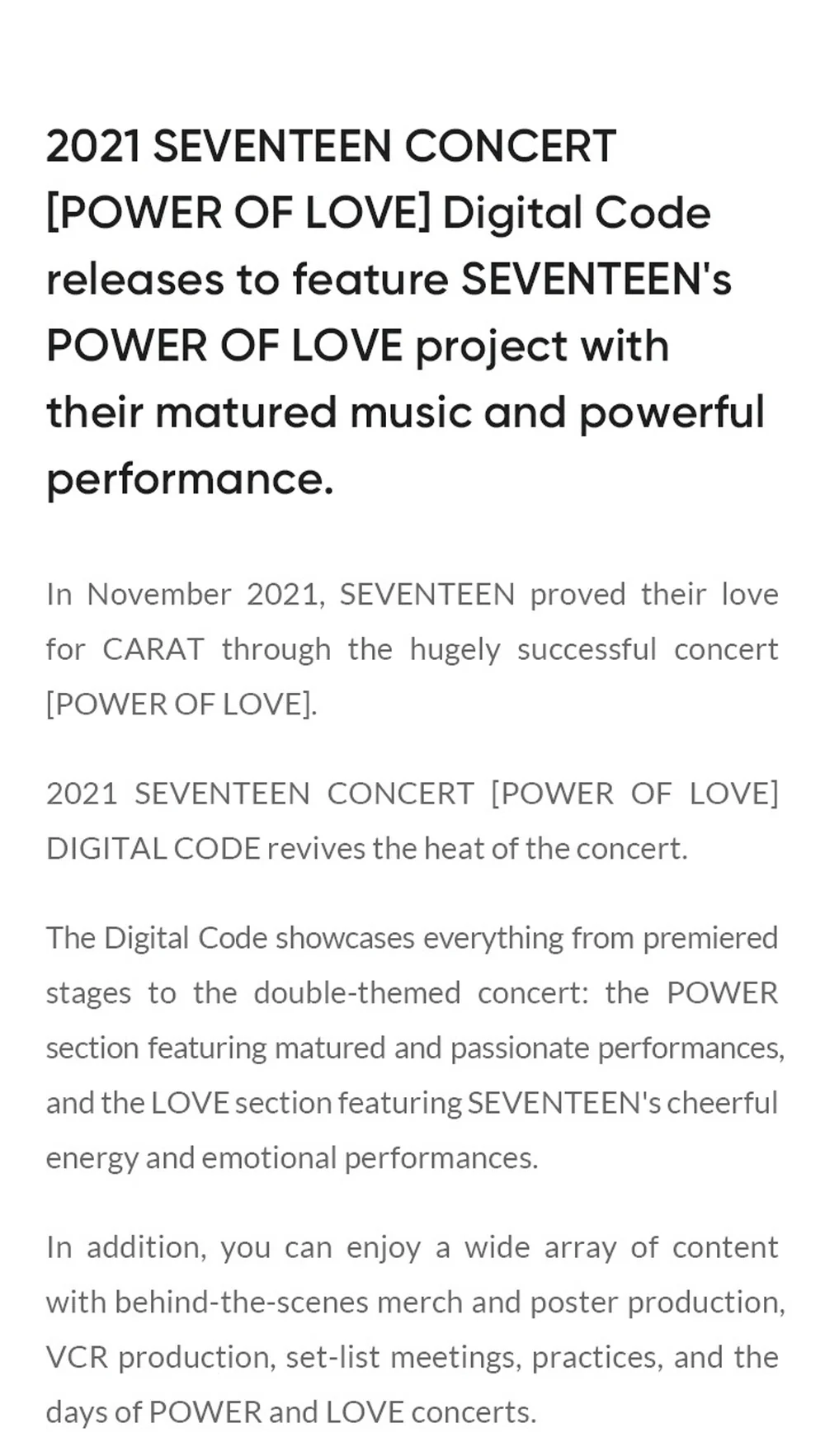 SEVENTEEN - 2021 SEVENTEEN CONCERT [POWER OF LOVE] Digital Code - Image 6
