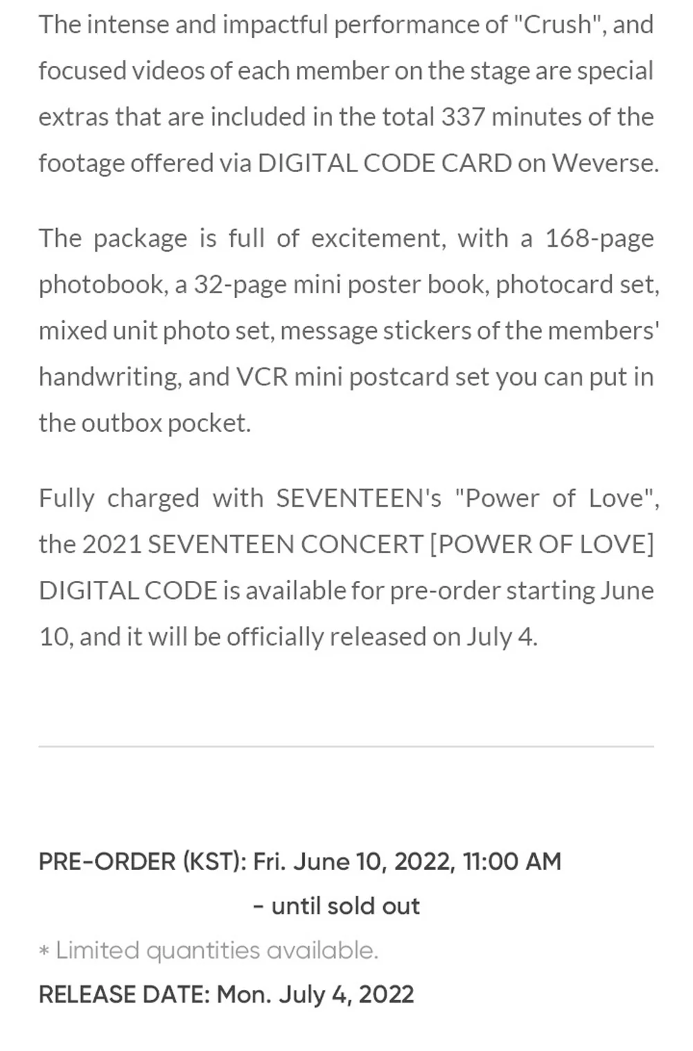 SEVENTEEN - 2021 SEVENTEEN CONCERT [POWER OF LOVE] Digital Code - Image 7