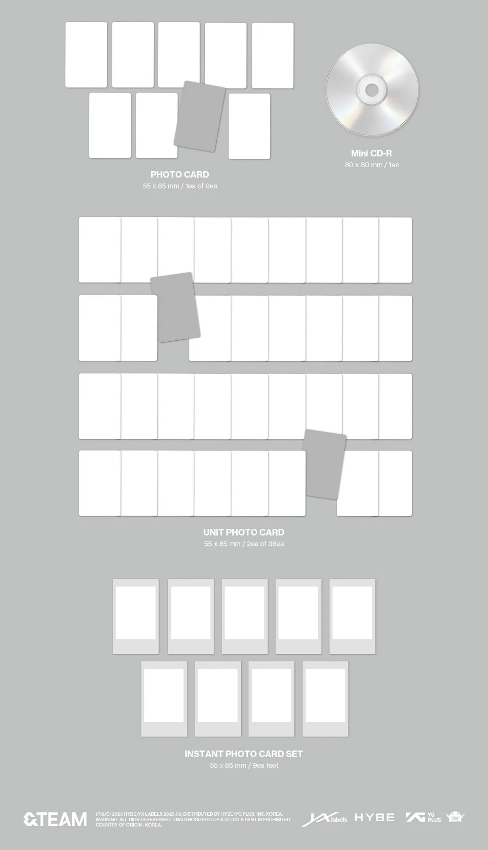 &TEAM - KR 2nd Mini Album Mark on Me [Mini CD-R ver.] - Image 3