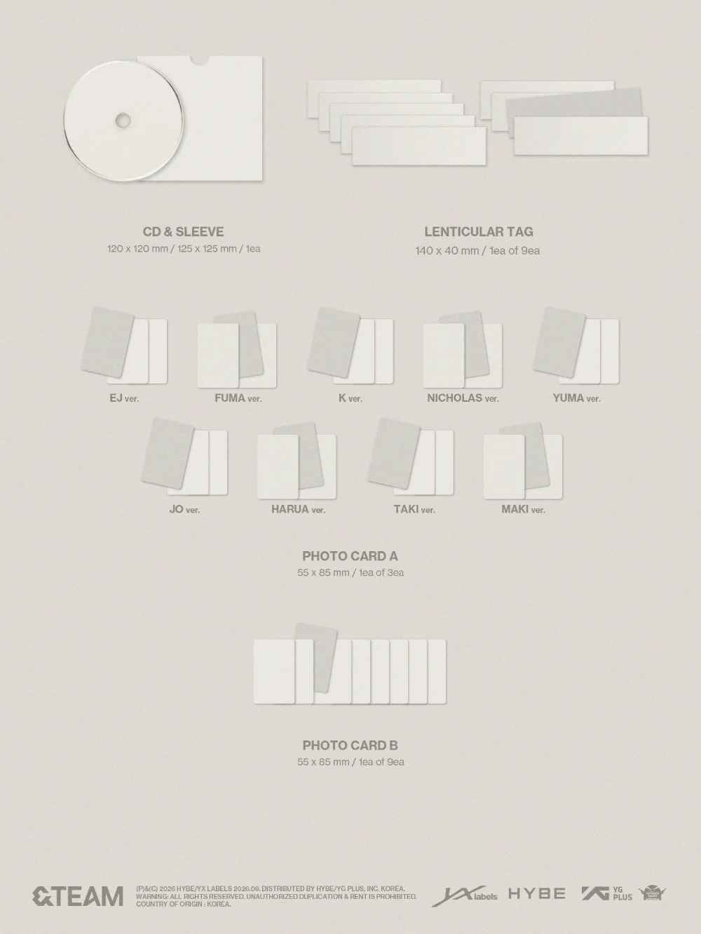 &TEAM - KR 2nd Mini Album Mark on Me [SOLO ver.] - Image 4