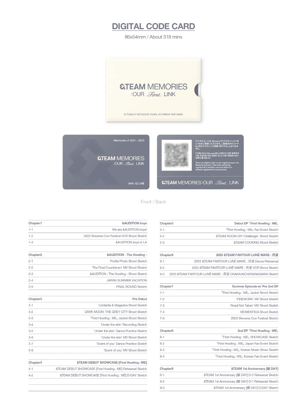 &TEAM MEMORIES : OUR FIRST LINK + Pre-Order Gift - Image 4