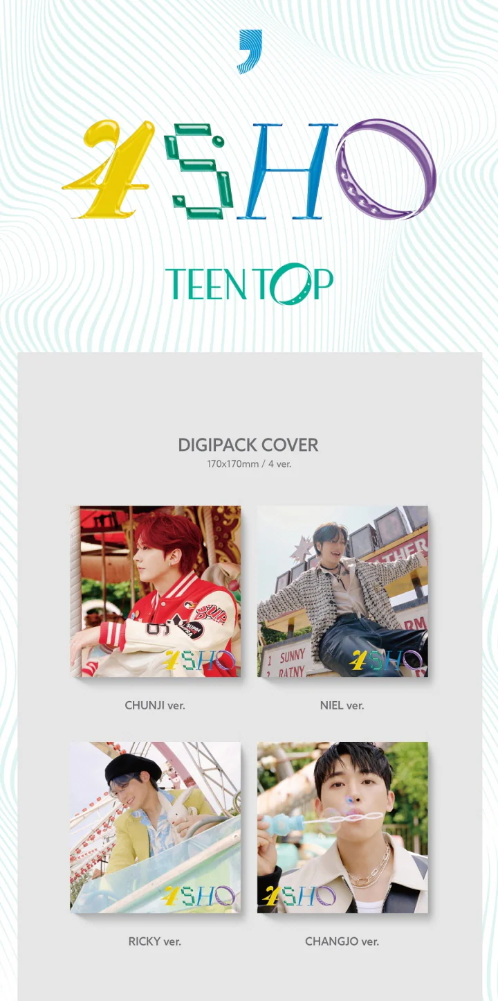 TEEN TOP - 4SHO Digipack ver. CD - Image 2