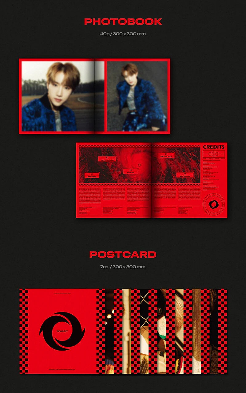 TEMPEST - 1st Mini Album It’s ME, It's WE [LP] (140g, Clear Red) - Image 3