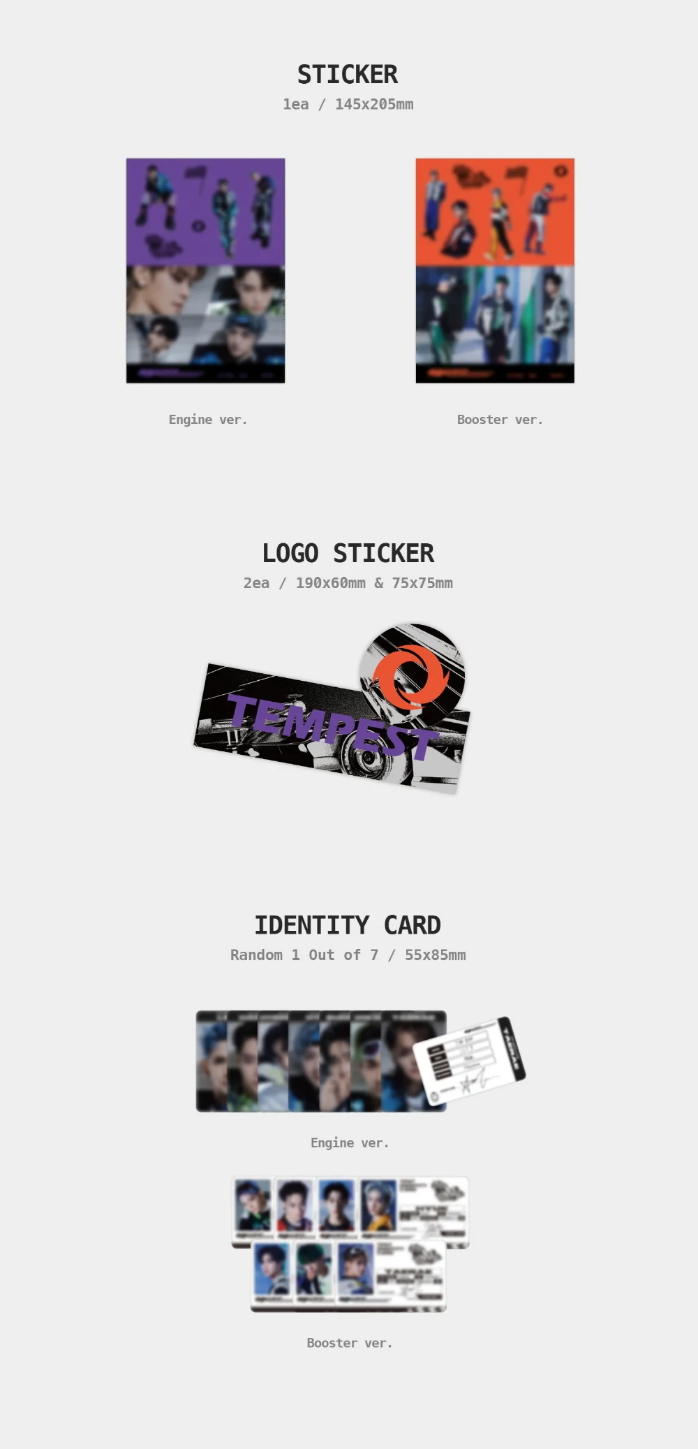 TEMPEST - 1st Single Album INTO THE STORM - Image 4
