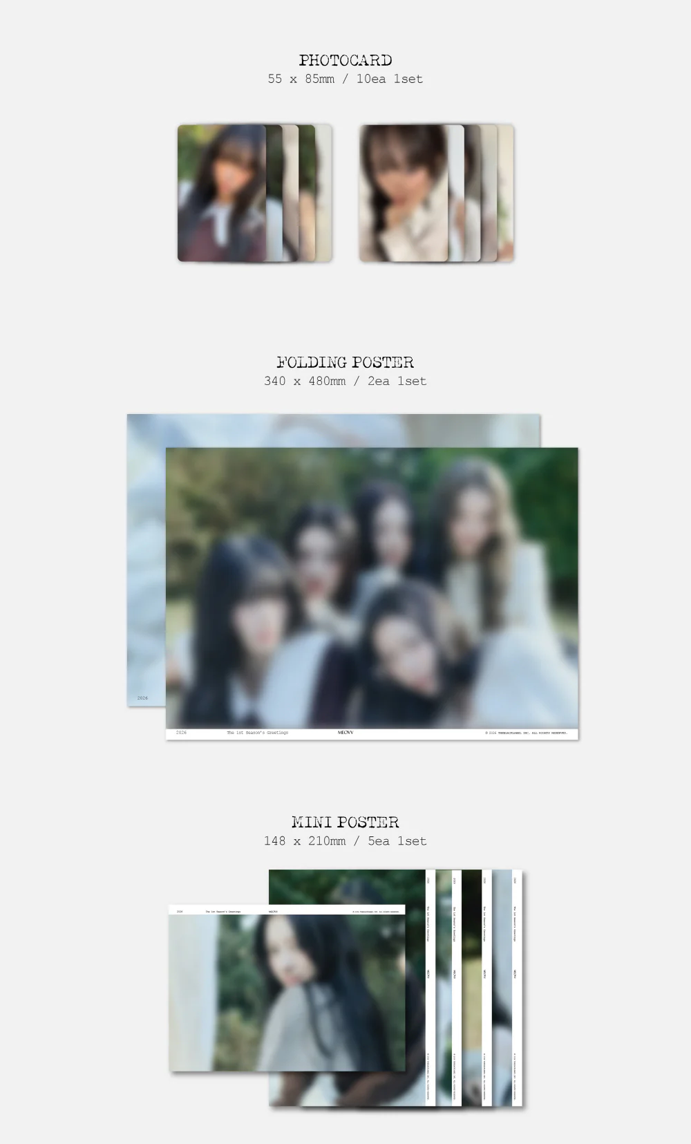 [THE BLACK LABEL POB] MEOVV The 1st Season's Greetings 'MEOVV' - Image 4
