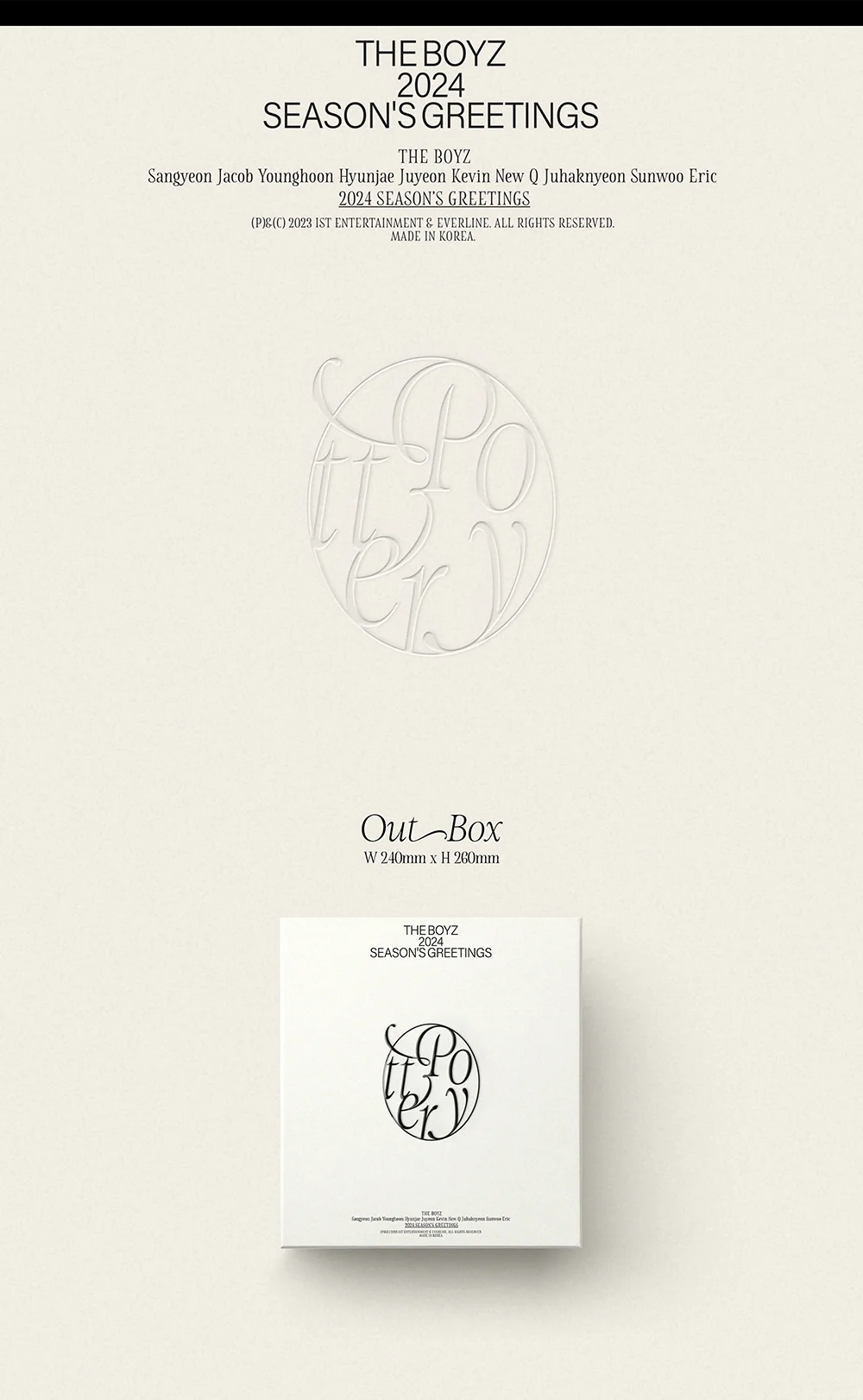 THE BOYZ - 2024 Season's Greetings THE BOYZ POTTERY+Pre-Order Benefit - Image 2