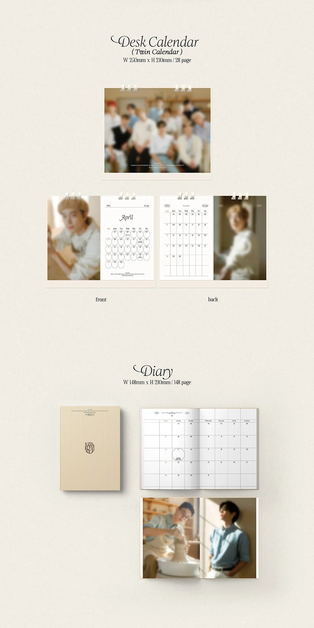THE BOYZ - 2024 Season's Greetings THE BOYZ POTTERY+Pre-Order Benefit - Image 3