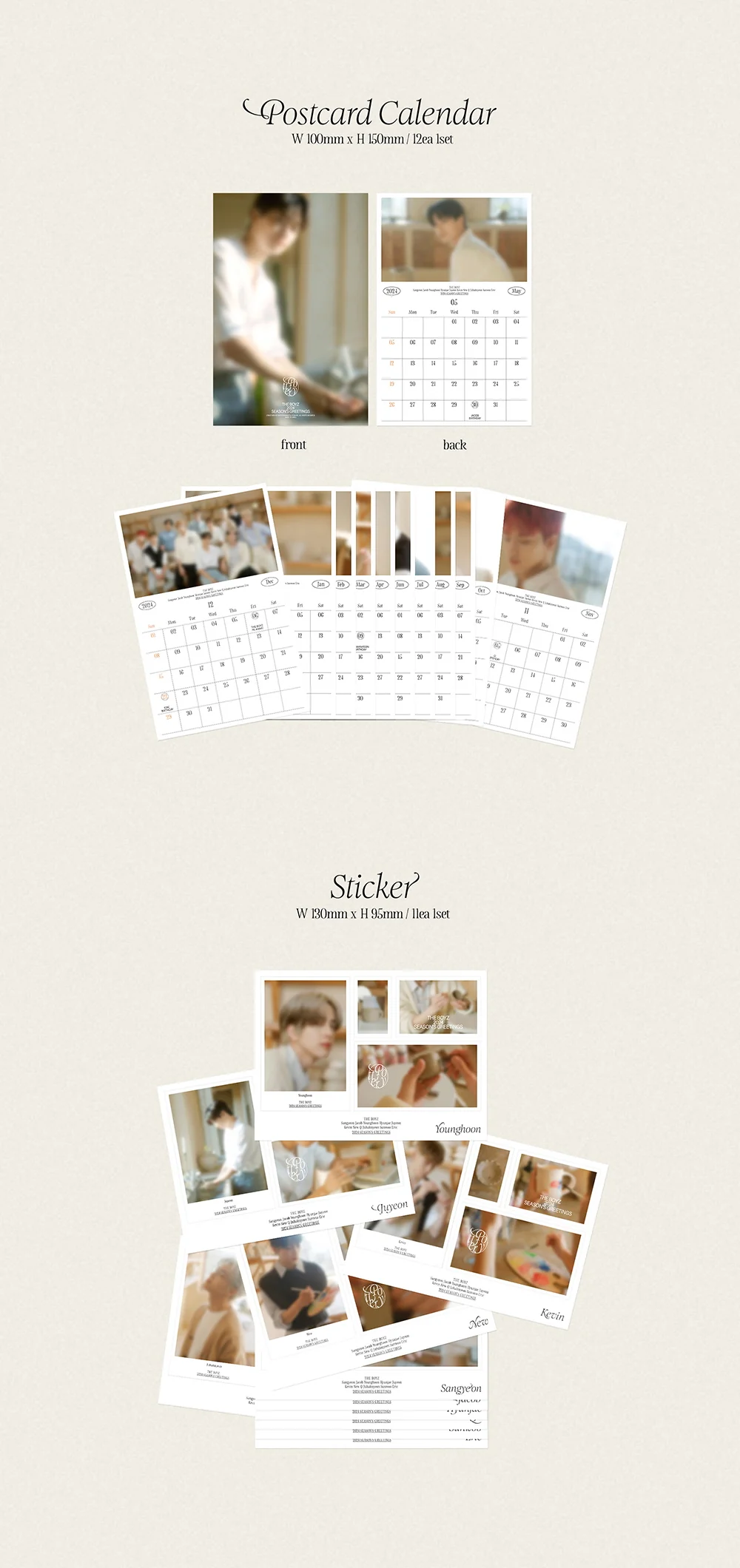 THE BOYZ - 2024 Season's Greetings THE BOYZ POTTERY+Pre-Order Benefit - Image 5