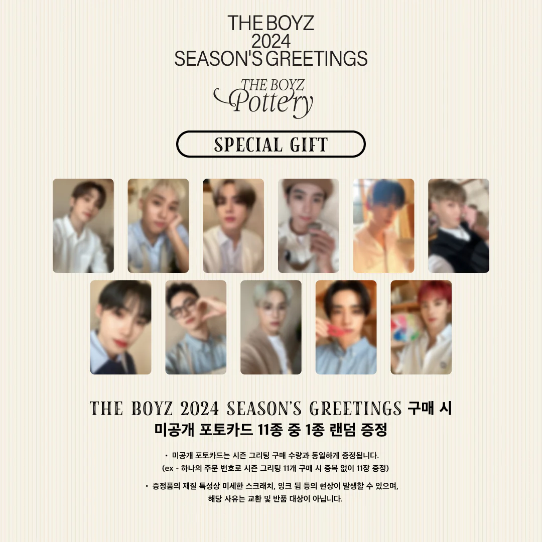 THE BOYZ - 2024 Season's Greetings THE BOYZ POTTERY+Pre-Order Benefit - Image 7