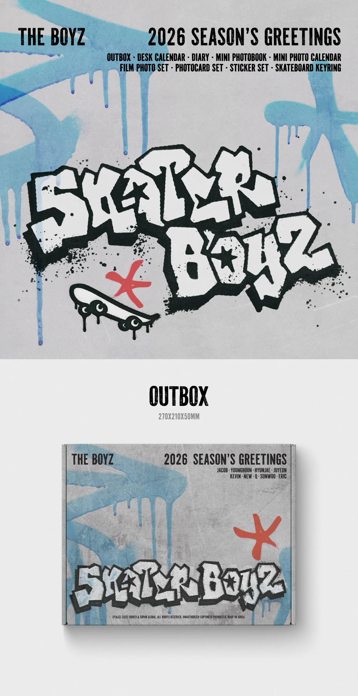 The Boyz 2026 Season's Greetings Skater Boyz+Pre-Order Gift - Image 5
