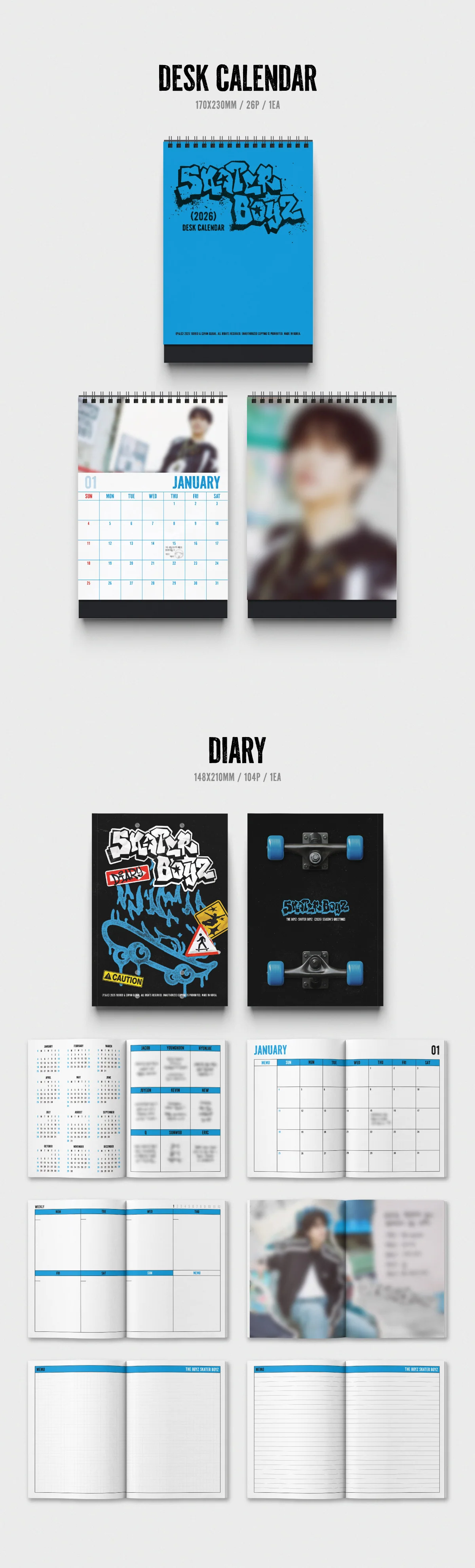 The Boyz 2026 Season's Greetings Skater Boyz+Pre-Order Gift - Image 6