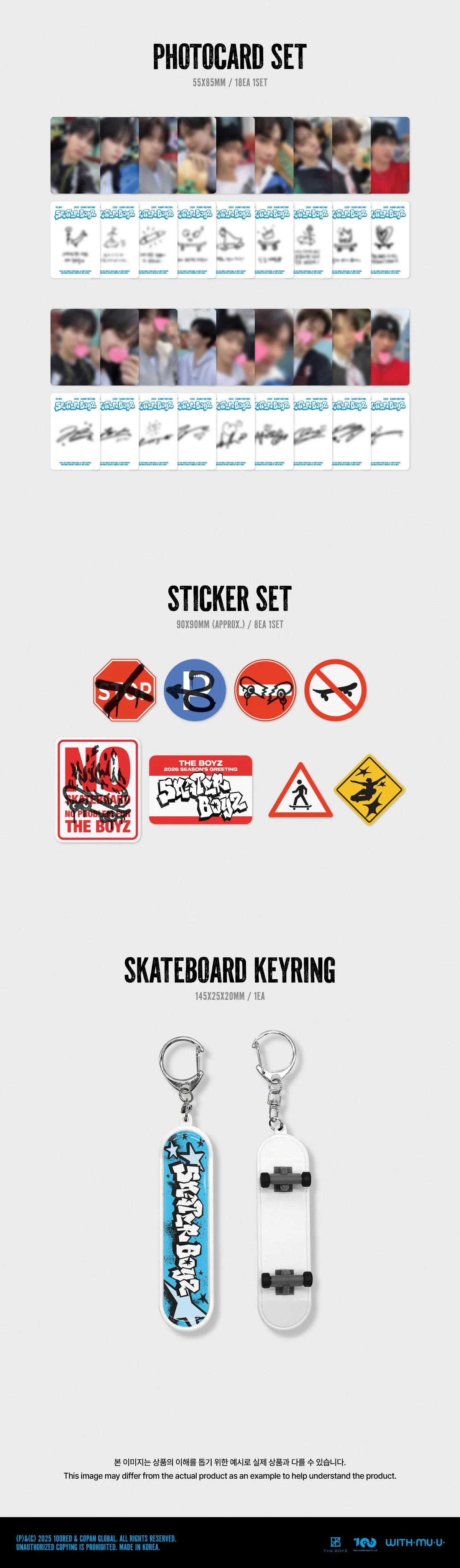 The Boyz 2026 Season's Greetings Skater Boyz+Pre-Order Gift - Image 8