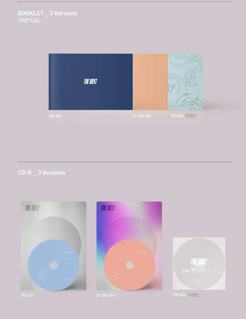 THE BOYZ - 3rd Mini Album THE ONLY CD - Image 4