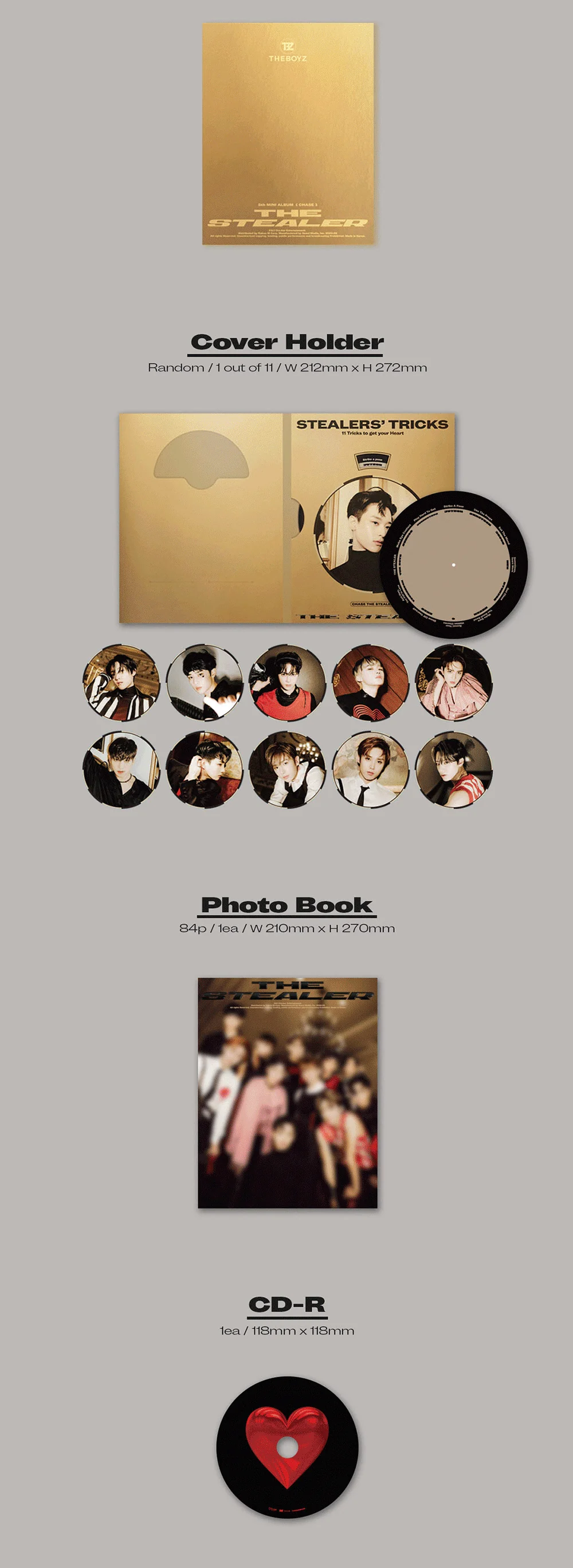 THE BOYZ - 5th Mini Album CHASE CD - Image 3