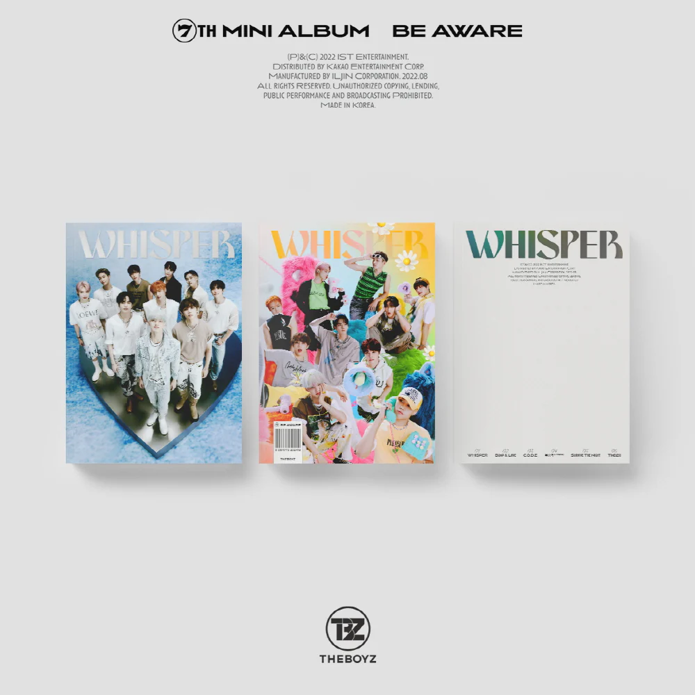 THE BOYZ  - BE AWARE [3 ver. SET] 3Album+Free Gift