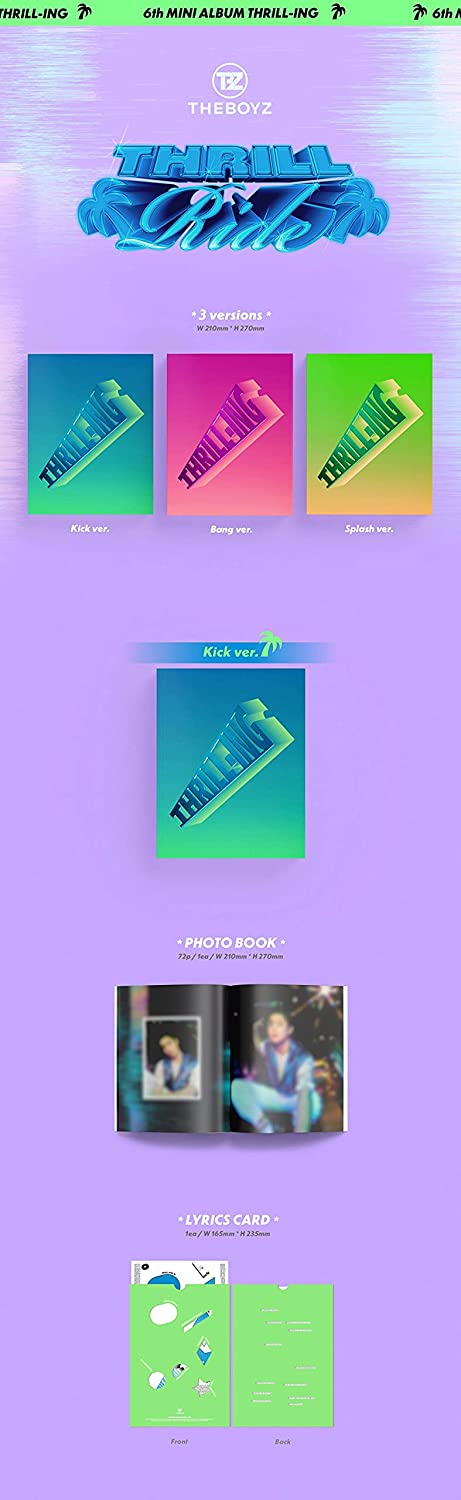 THE BOYZ - 6th Mini Album THRILL-ING CD - Image 2