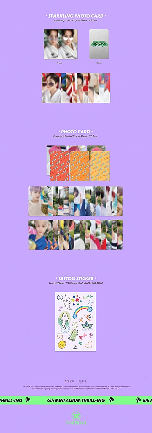 THE BOYZ - 6th Mini Album THRILL-ING CD - Image 8