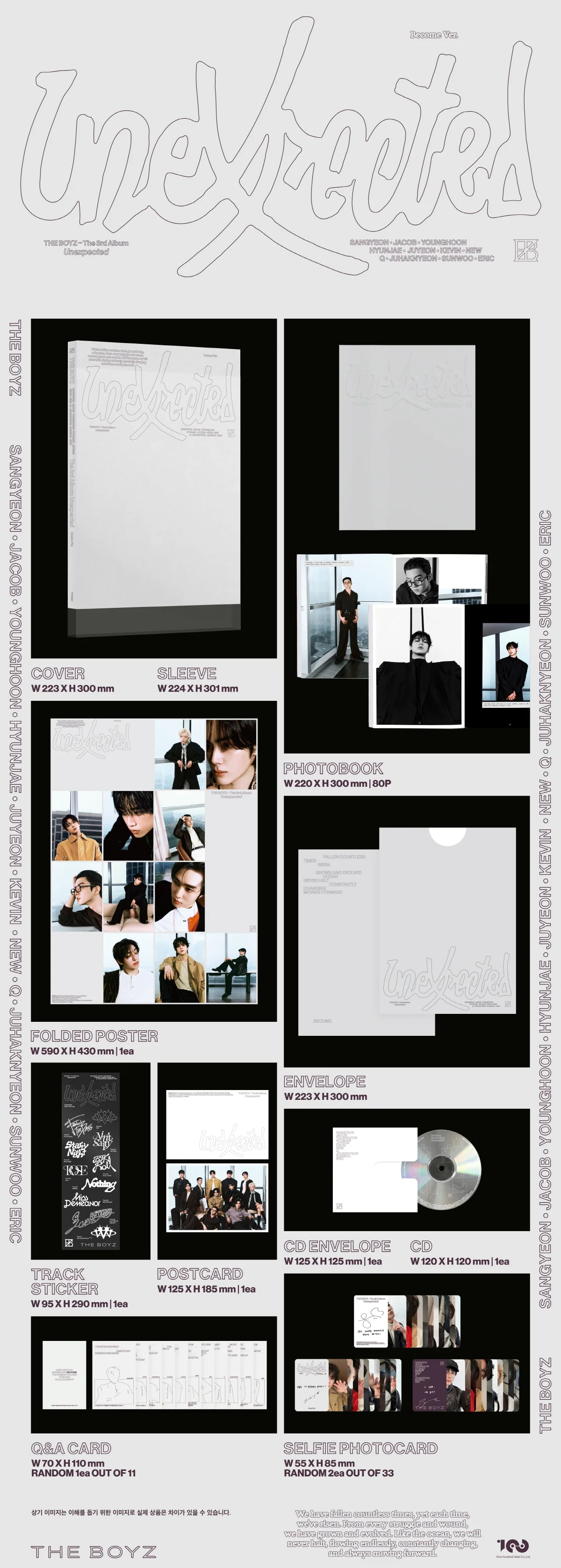 The Boyz - Vol.3 Unexpected Photobook version CD - Image 3