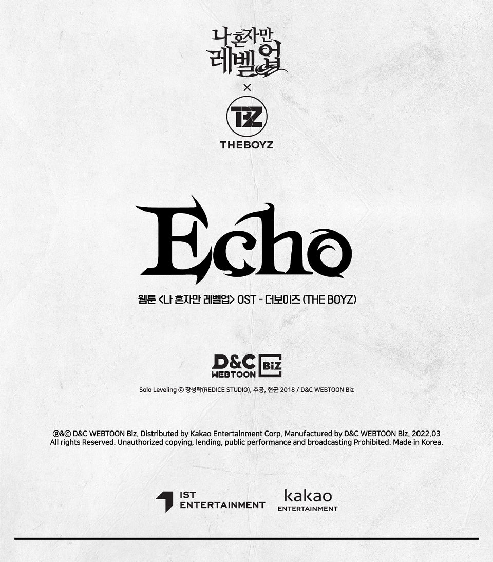 THE BOYZ x KOREAN WEBTOON [Solo Leveling OST Echo] Special Album - Image 7