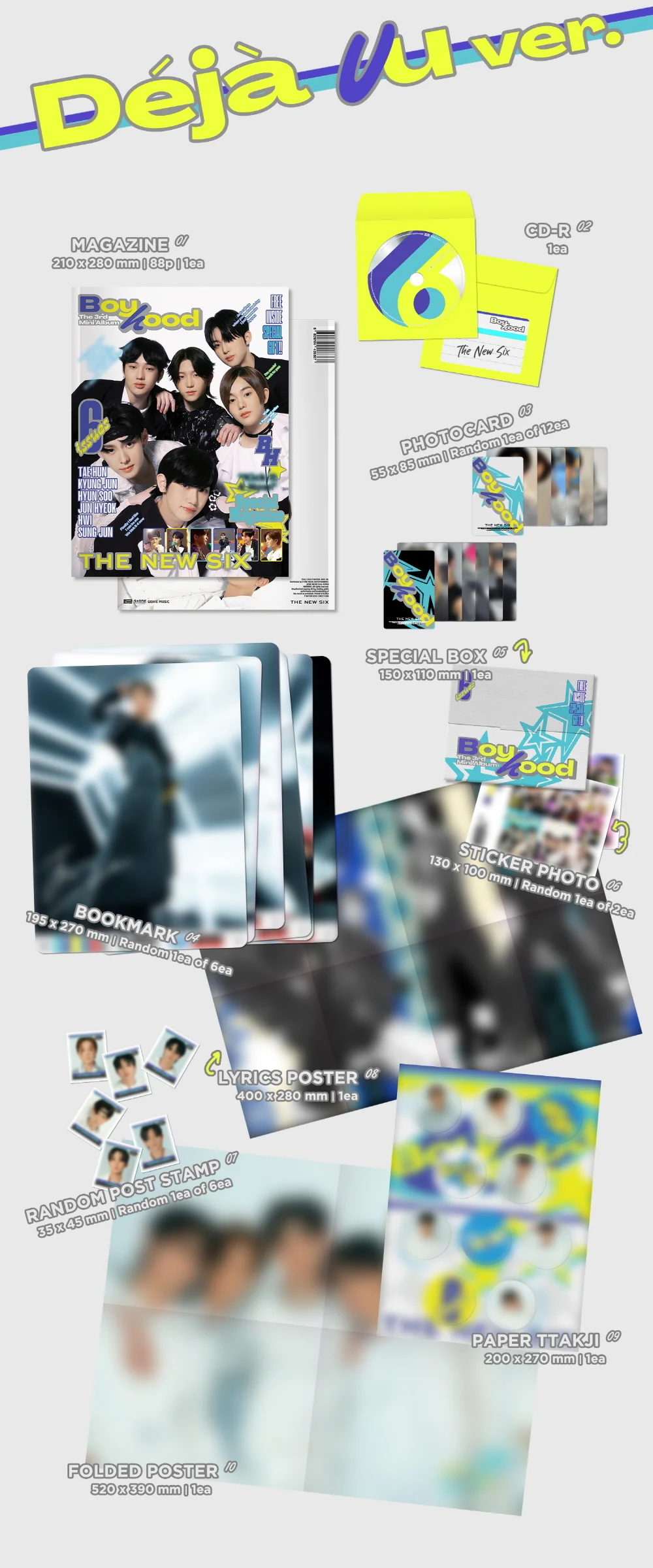 THE NEW SIX (TNX) - BOYHOOD Album - Image 3
