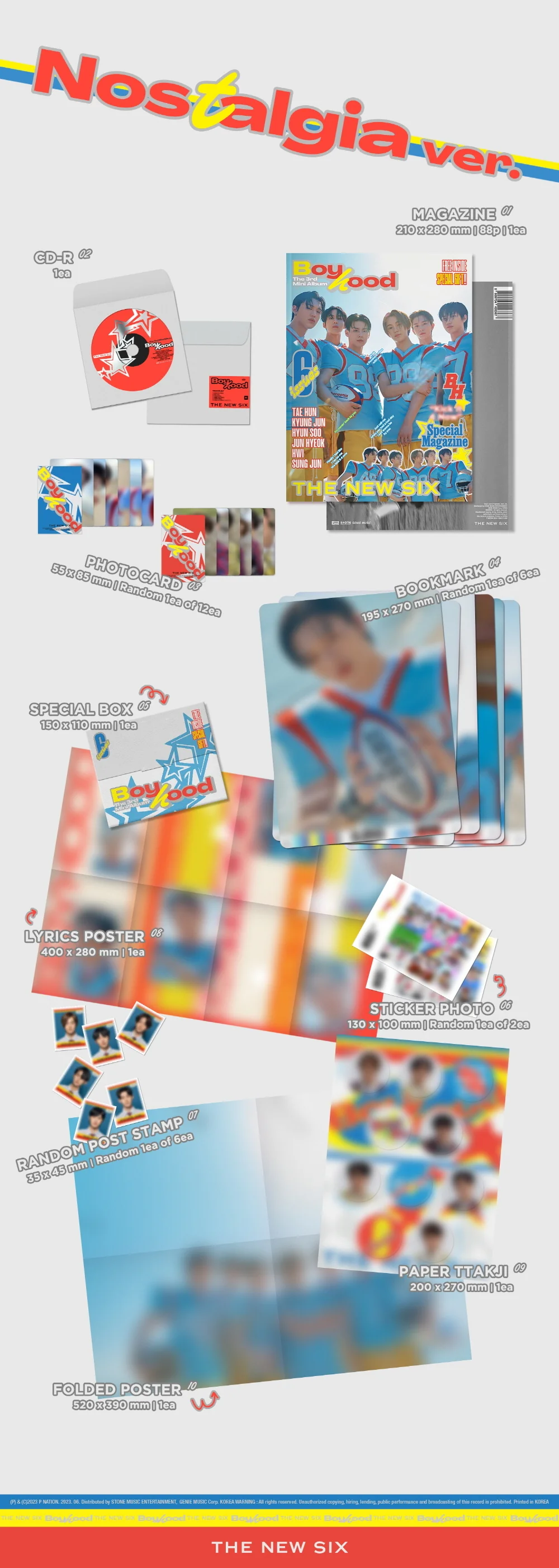 THE NEW SIX (TNX) - BOYHOOD Album - Image 4