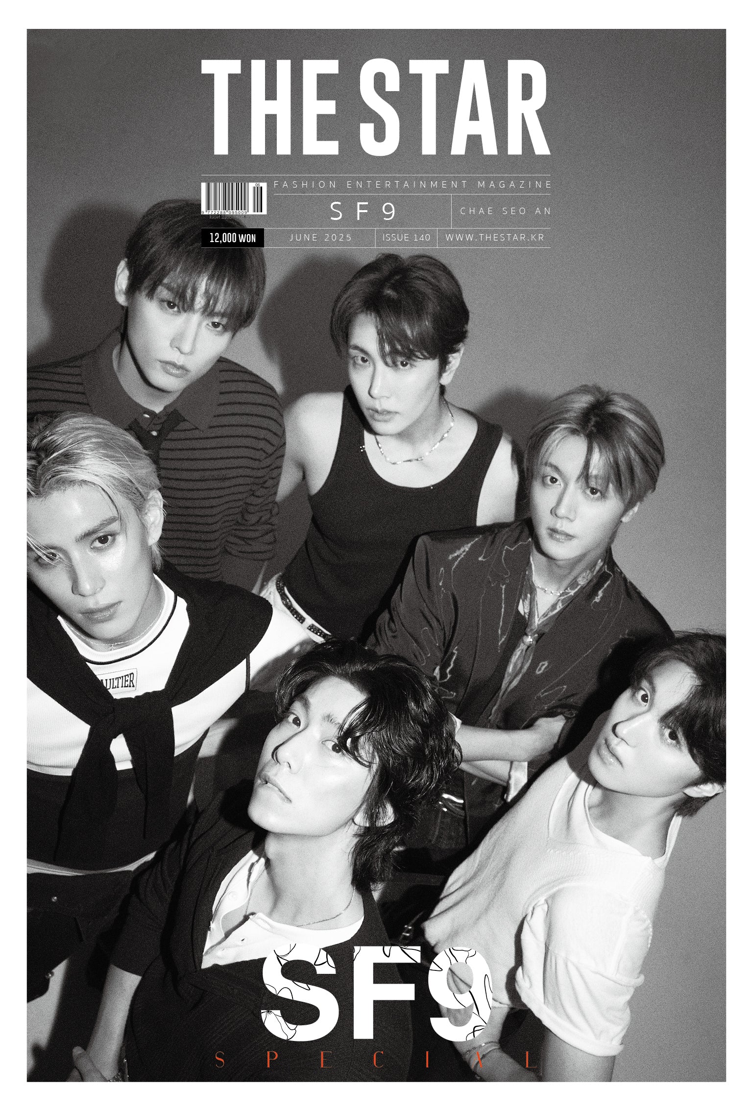 The Star Magazine Korea June 2025 SF9 Limited Edition+Photocard
