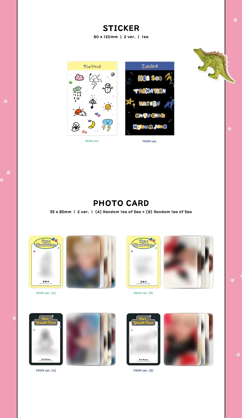THE WIND - 2nd Mini Album Our : YouthTeen CD - Image 4