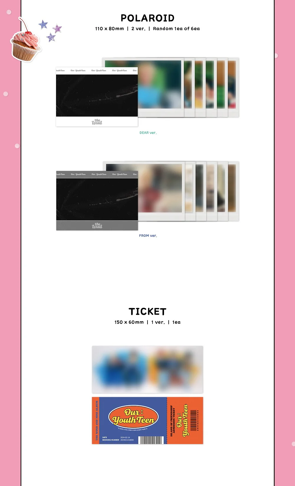 THE WIND - 2nd Mini Album Our : YouthTeen CD - Image 5