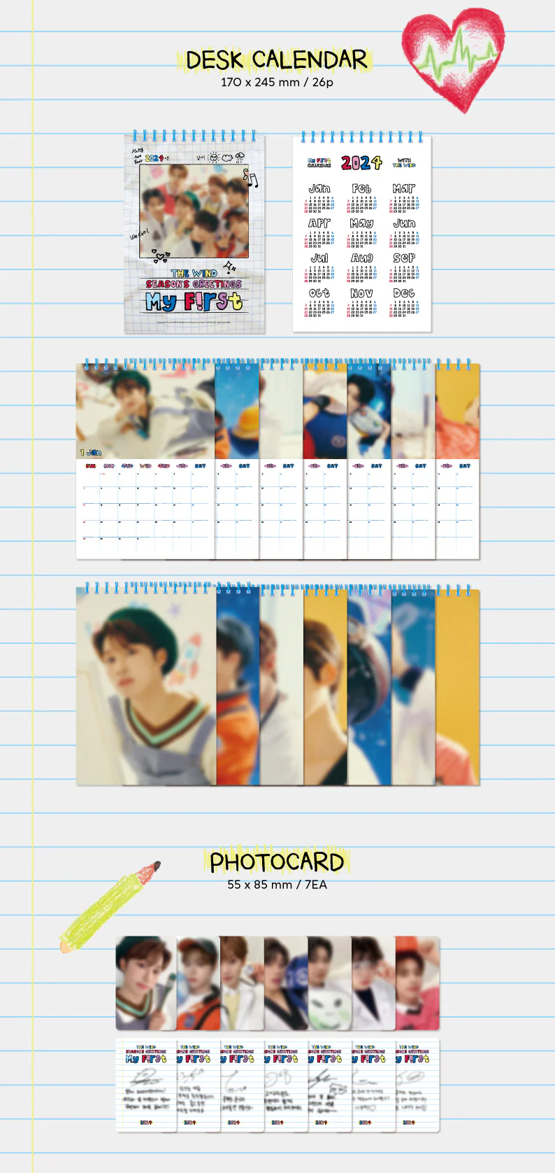 The Wind - The Wind 2024 SEASON'S GREETINGS [MY FIRST]+Pre-Order Benefit - Image 3