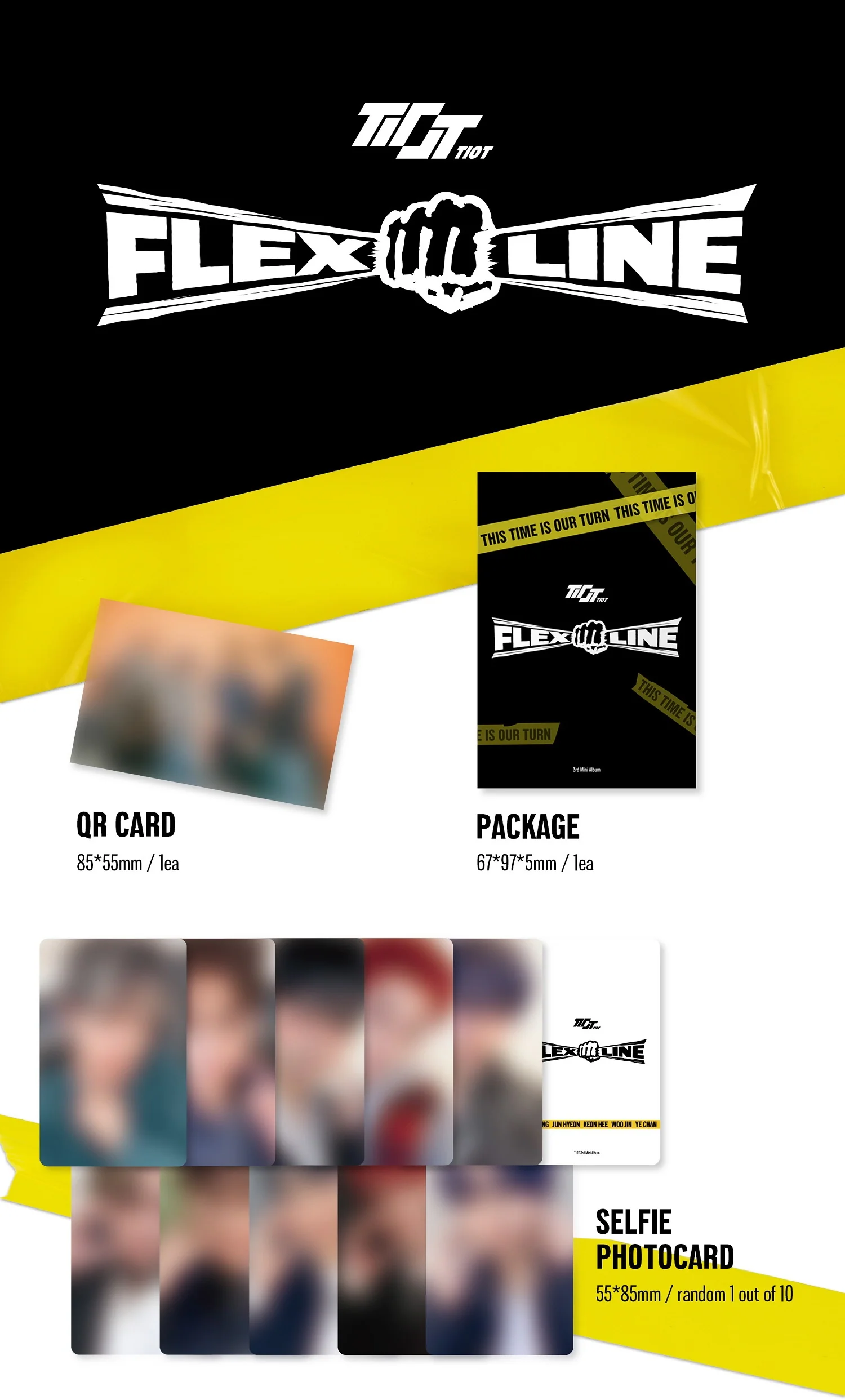 Tiot - 3rd Mini Album Flex Line kiwee ALBUM version Platform Album - Image 2