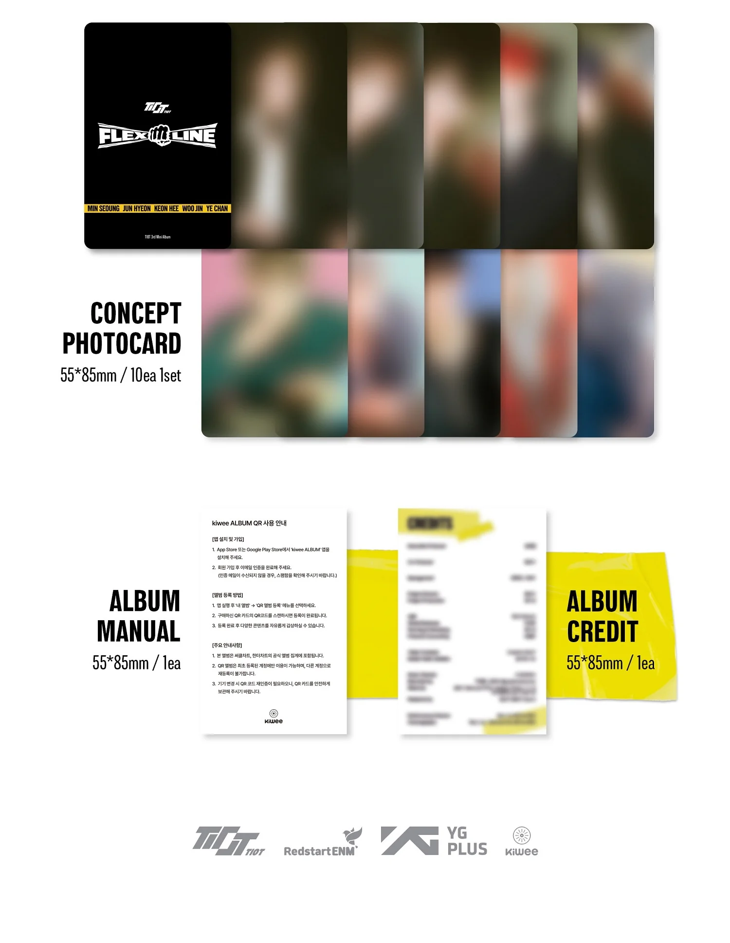 Tiot - 3rd Mini Album Flex Line kiwee ALBUM version Platform Album - Image 3