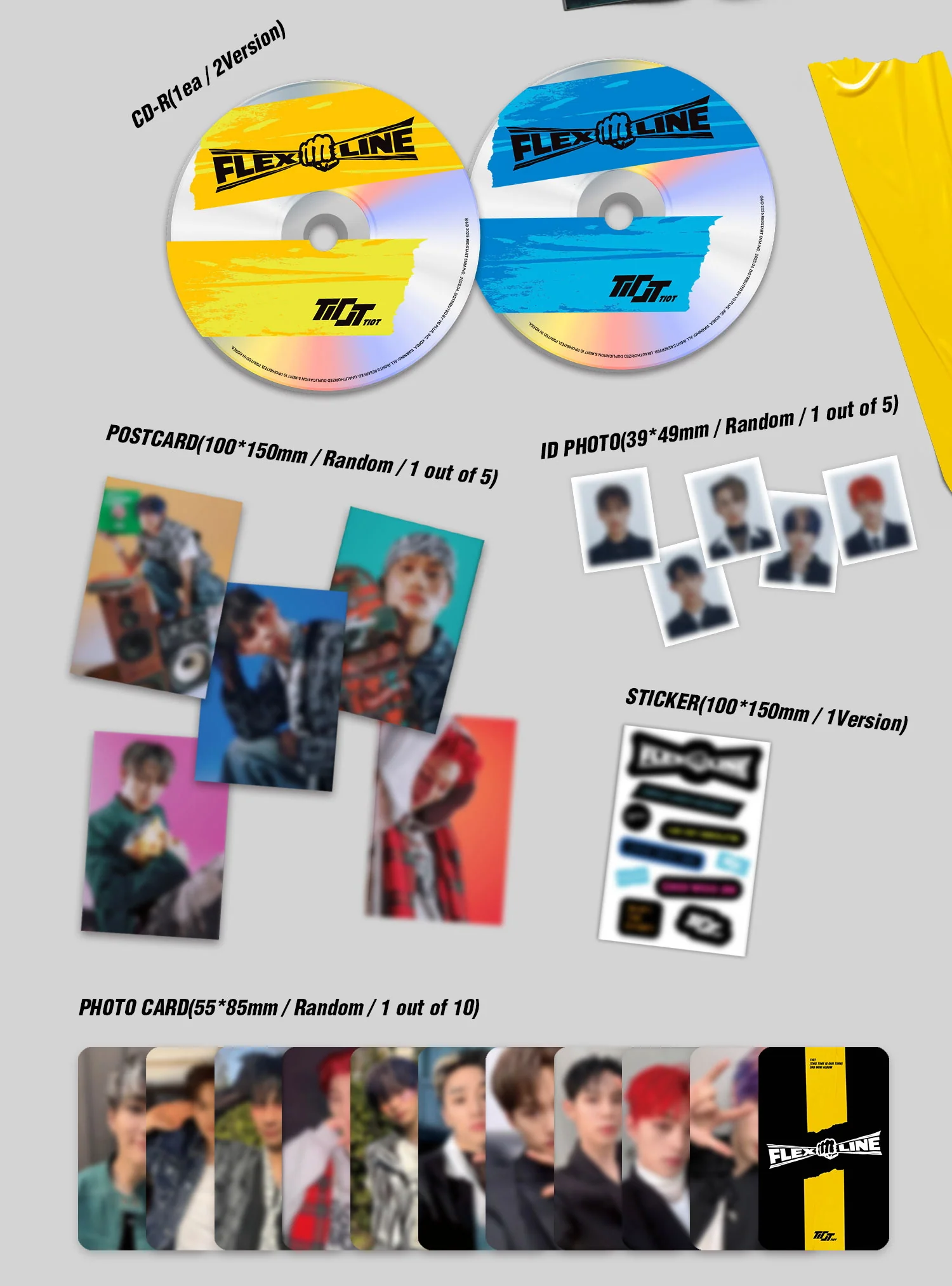 Tiot - 3rd Mini Album Flex Line Photobook version CD - Image 3
