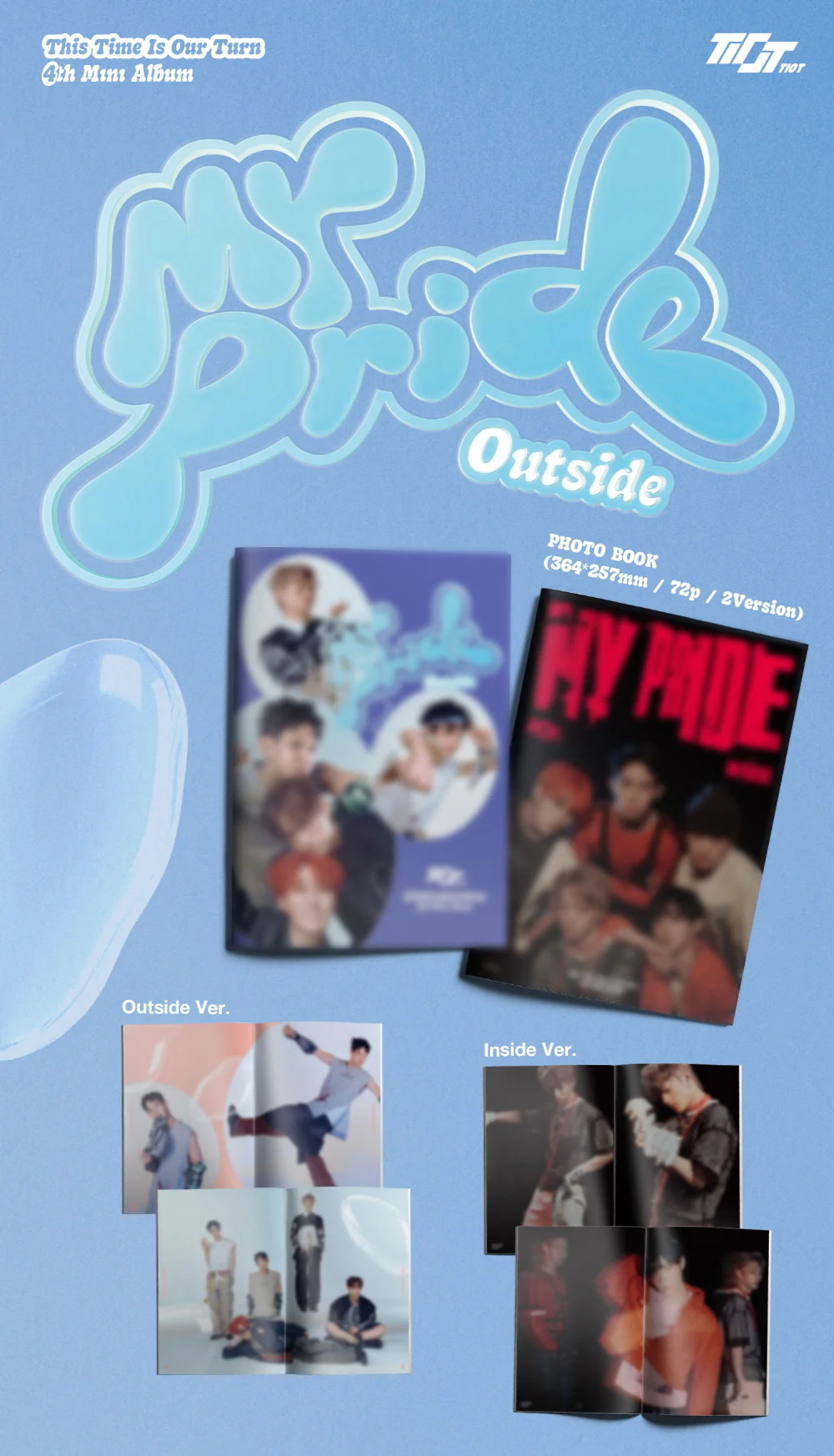 TIOT - 4th Mini Album MY PRIDE [Photobook ver.] - Image 2