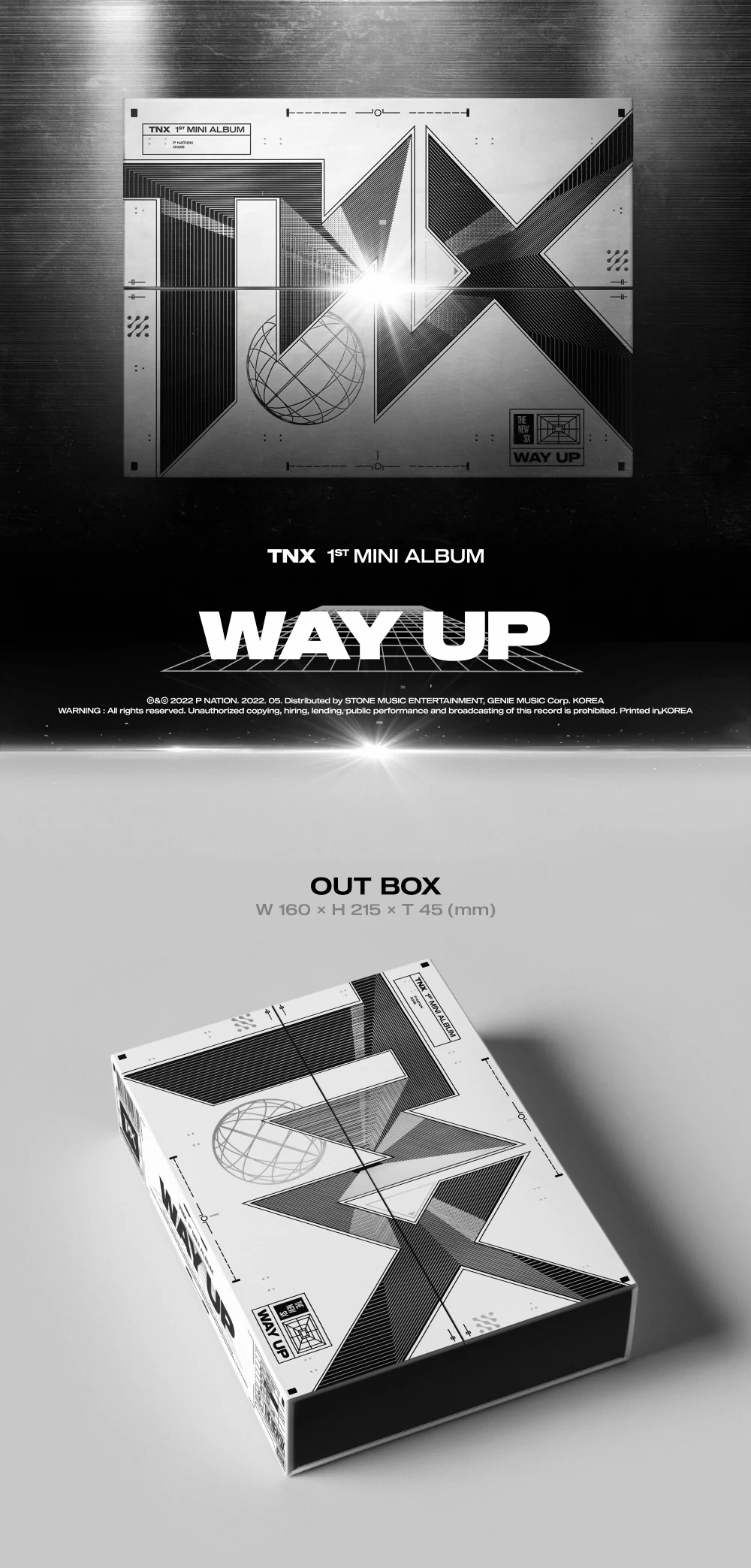TNX - WAY UP (1st Mini Album) - Image 2