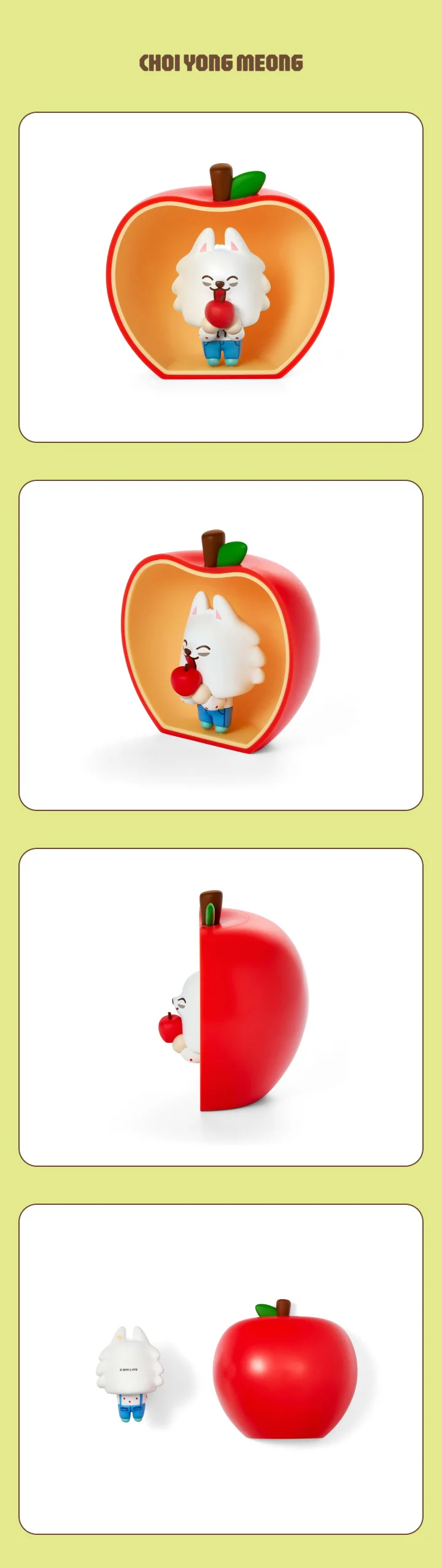 TOMORROW X TOGETHER - PPULBATU Hey! APPUL Official Merch - Figure (Apple Ver.) - Image 3