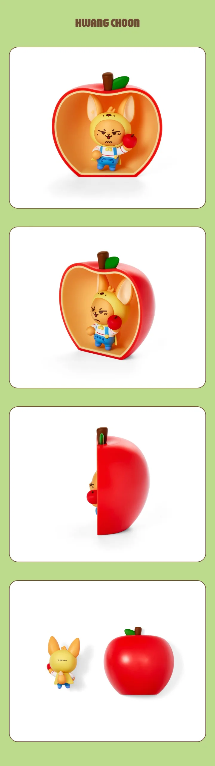 TOMORROW X TOGETHER - PPULBATU Hey! APPUL Official Merch - Figure (Apple Ver.) - Image 4
