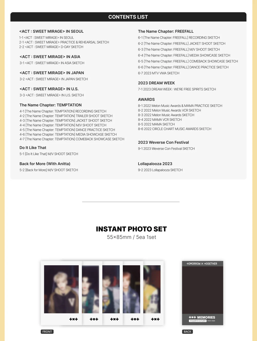 TOMORROW X TOGETHER TXT MEMORIES FOURTH STORY + Pre-Order Gift - Image 4