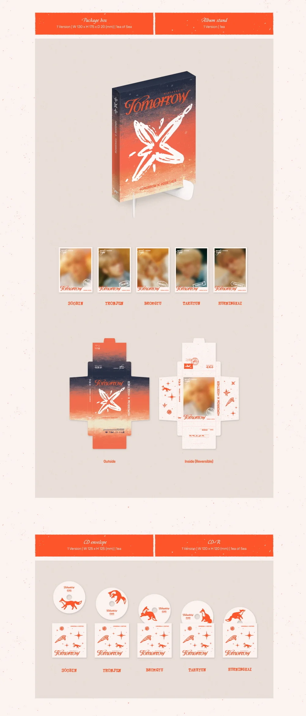 TOMORROW X TOGETHER TXT - minisode 3 TOMORROW [Light Ver.] Album - Image 4