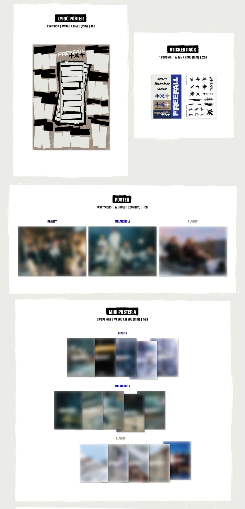 TOMORROW X TOGETHER TXT - THE NAME CHAPTER : FREEFALL Album - Image 4