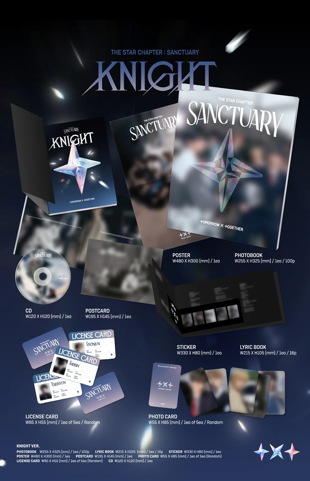 TOMORROW X TOGETHER TXT - THE STAR CHAPTER : SANCTUARY Album - Image 3