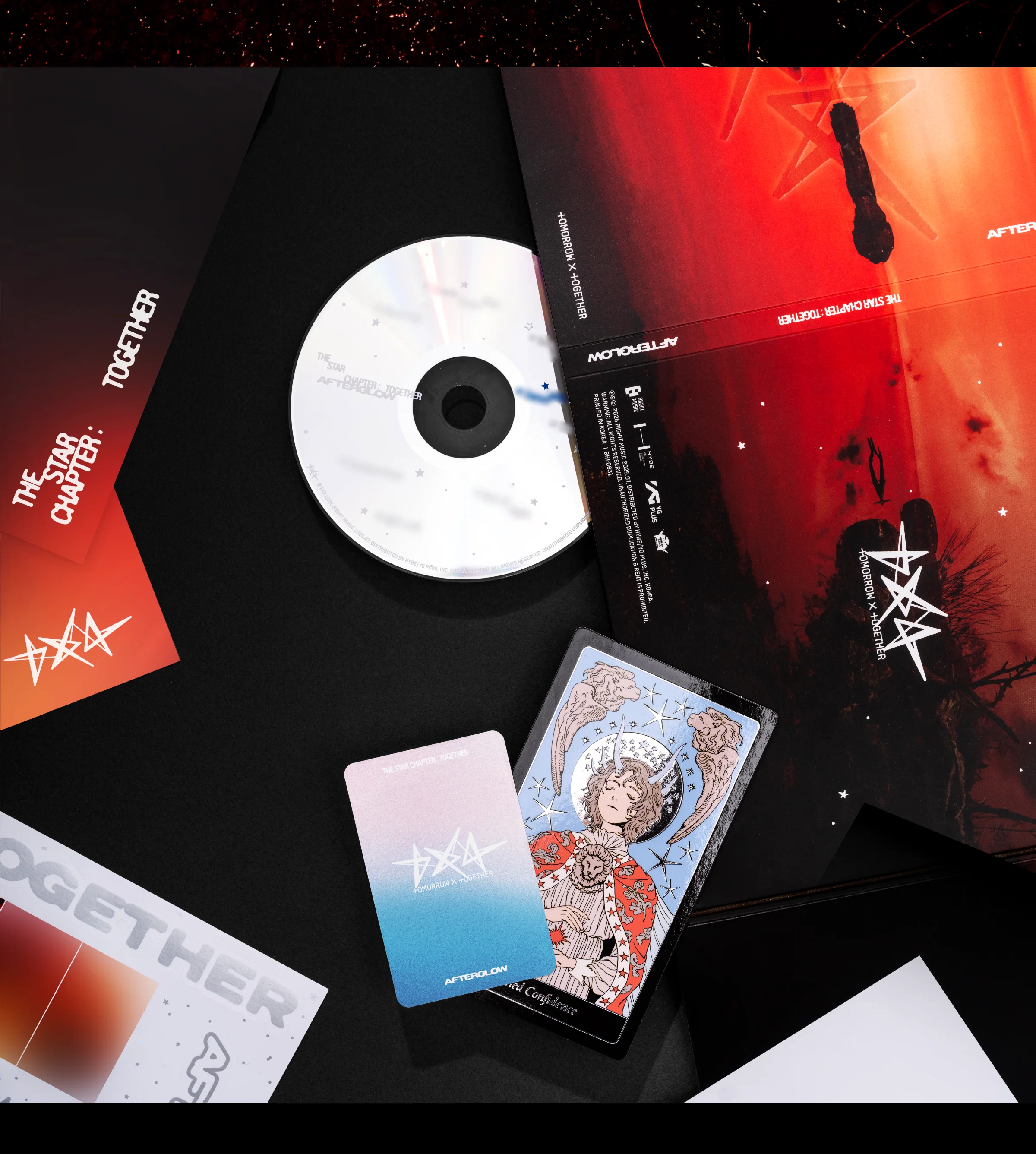 Tomorrow X Together TXT - Vol.4 The Star Chapter : Together Afterglow version CD+Extra Photocards Set - Image 5