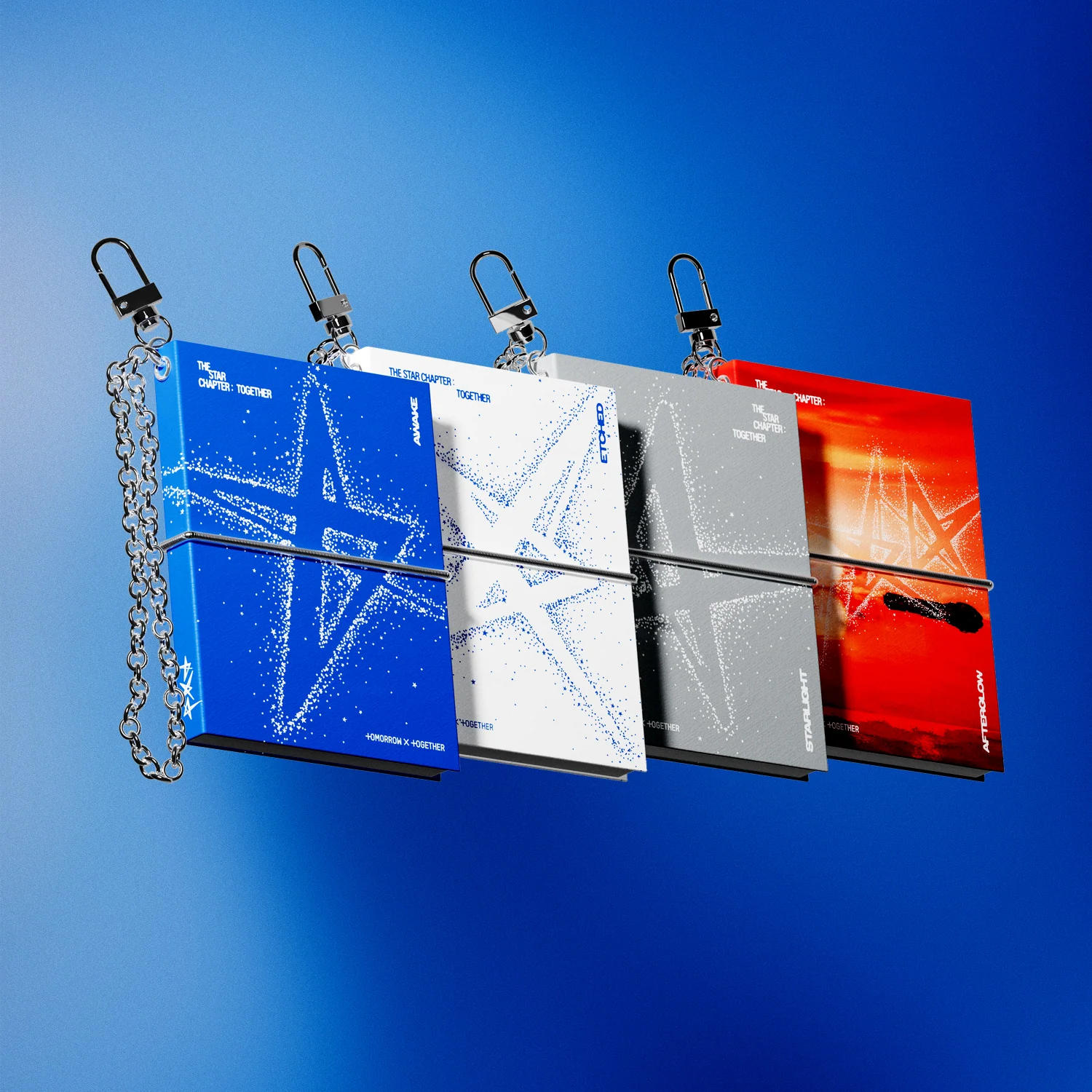 Tomorrow X Together TXT - Vol.4 The Star Chapter : Together Mini Book Keyring version NFC Album+Extra Photocards Set - Image 2